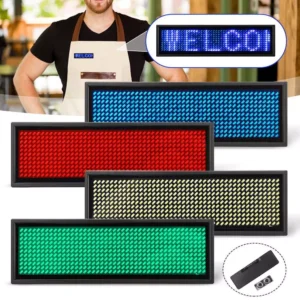 Random CG Mini LED Name Tag