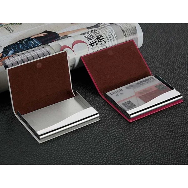 c12f7a9c7b9bbfb15216b0dc043a72e7.webp Random PU Leather Name Card Holder