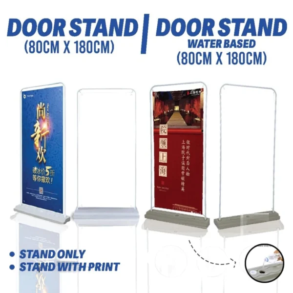 Door Banner Stand 80x180cm