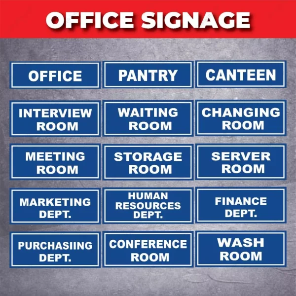 Office Door Sticker Signage