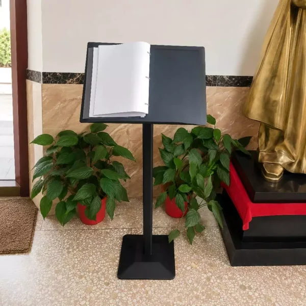 Elegant Metal Menu Stand