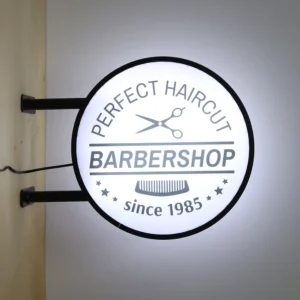 Round LED Light Box Signboard