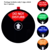 Do Not Disturb Privacy Sign 12cm Black